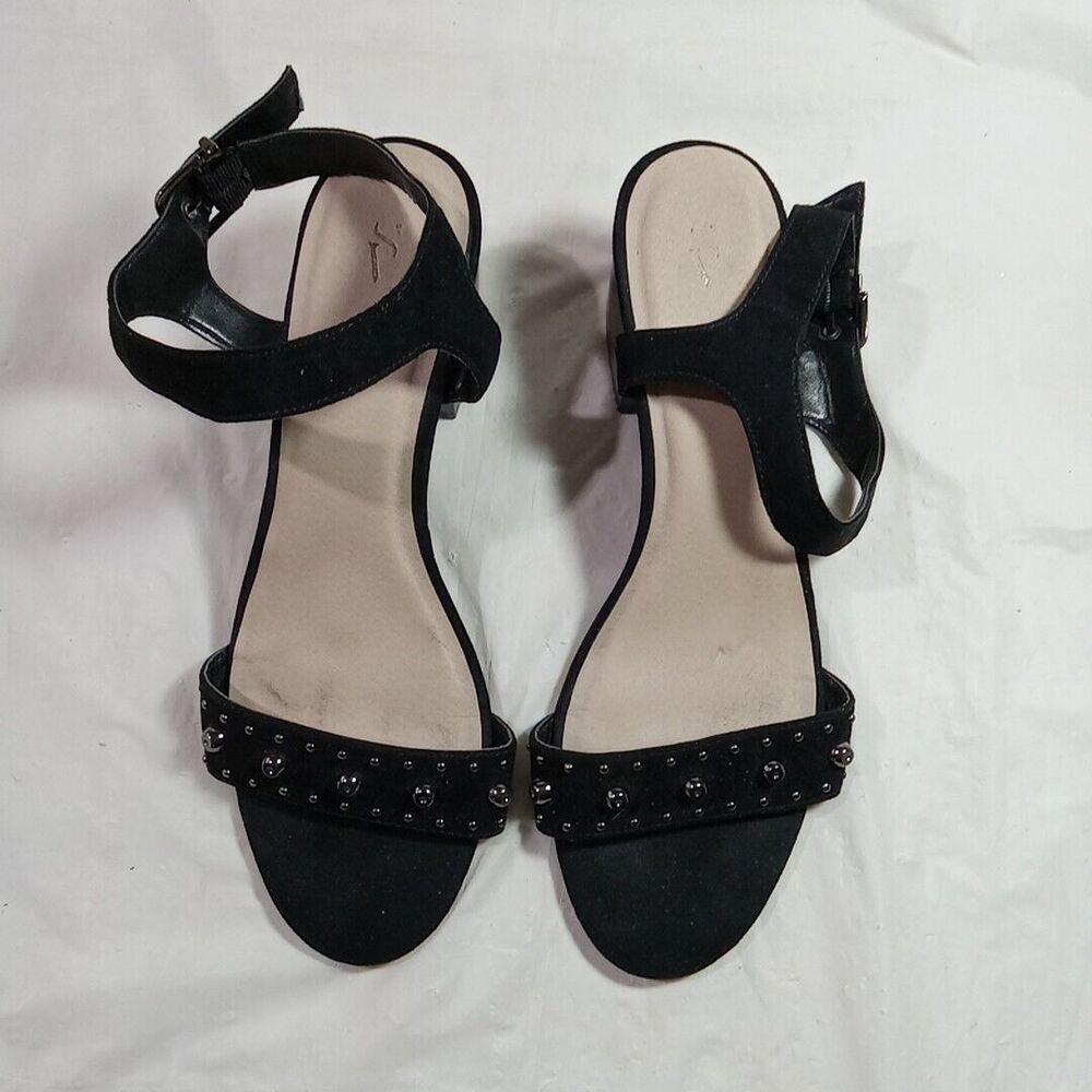 Simply Vera Studded Heels Women's Size 9.5 SVLaurel Black *